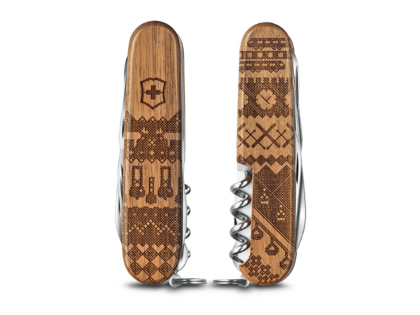 Mittleres Taschenmesser Companion Wood Swiss Spirit Limited Edition 2023 Holz